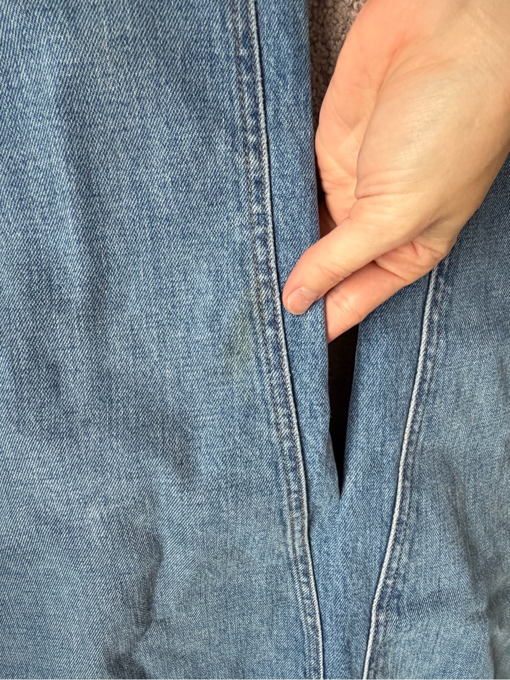 🍁 ABERCROMBIE + FITCH - The Dad High Rise - Size 30 - FLAW - Picture 8 of 9